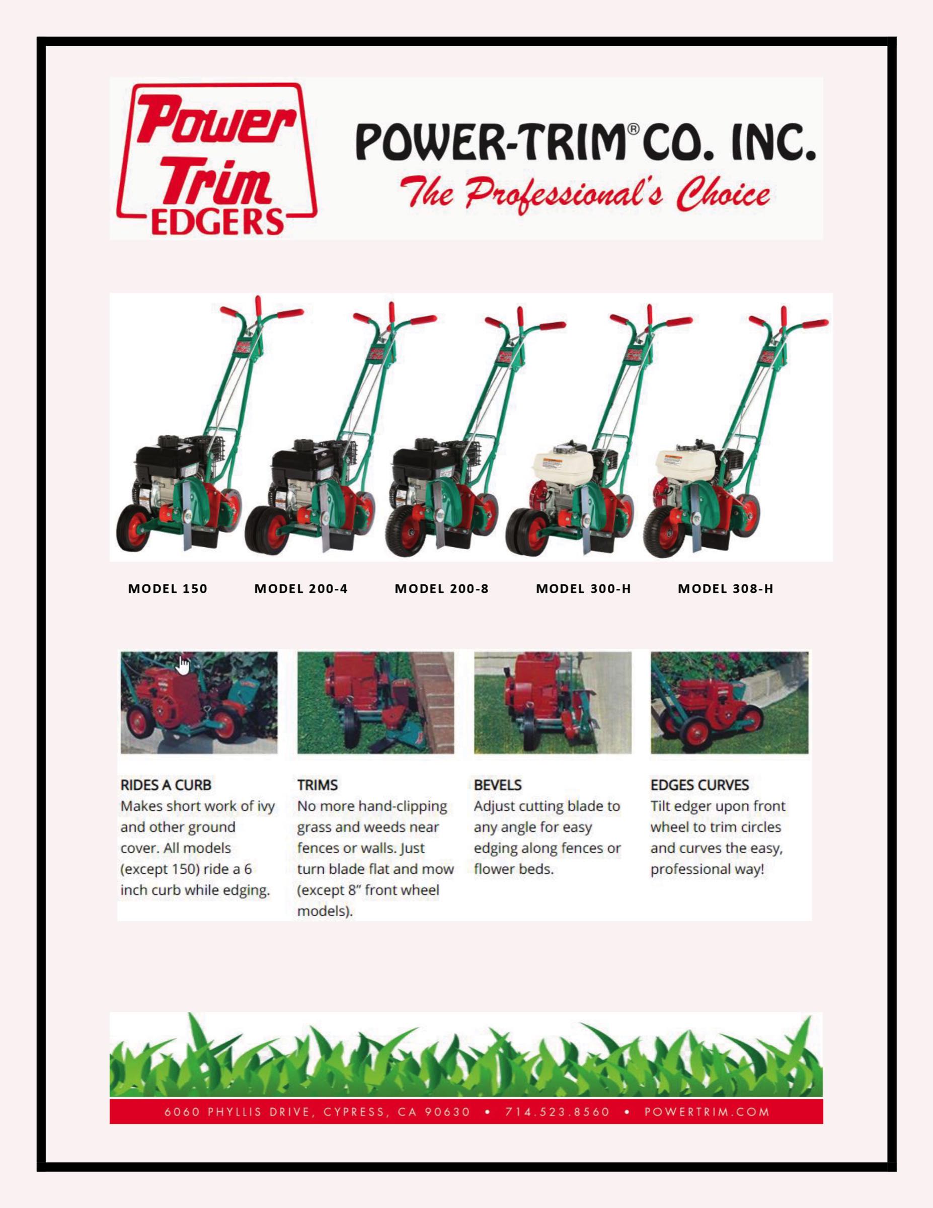 Edgers Trimmer PowerTrim Co., Inc.
