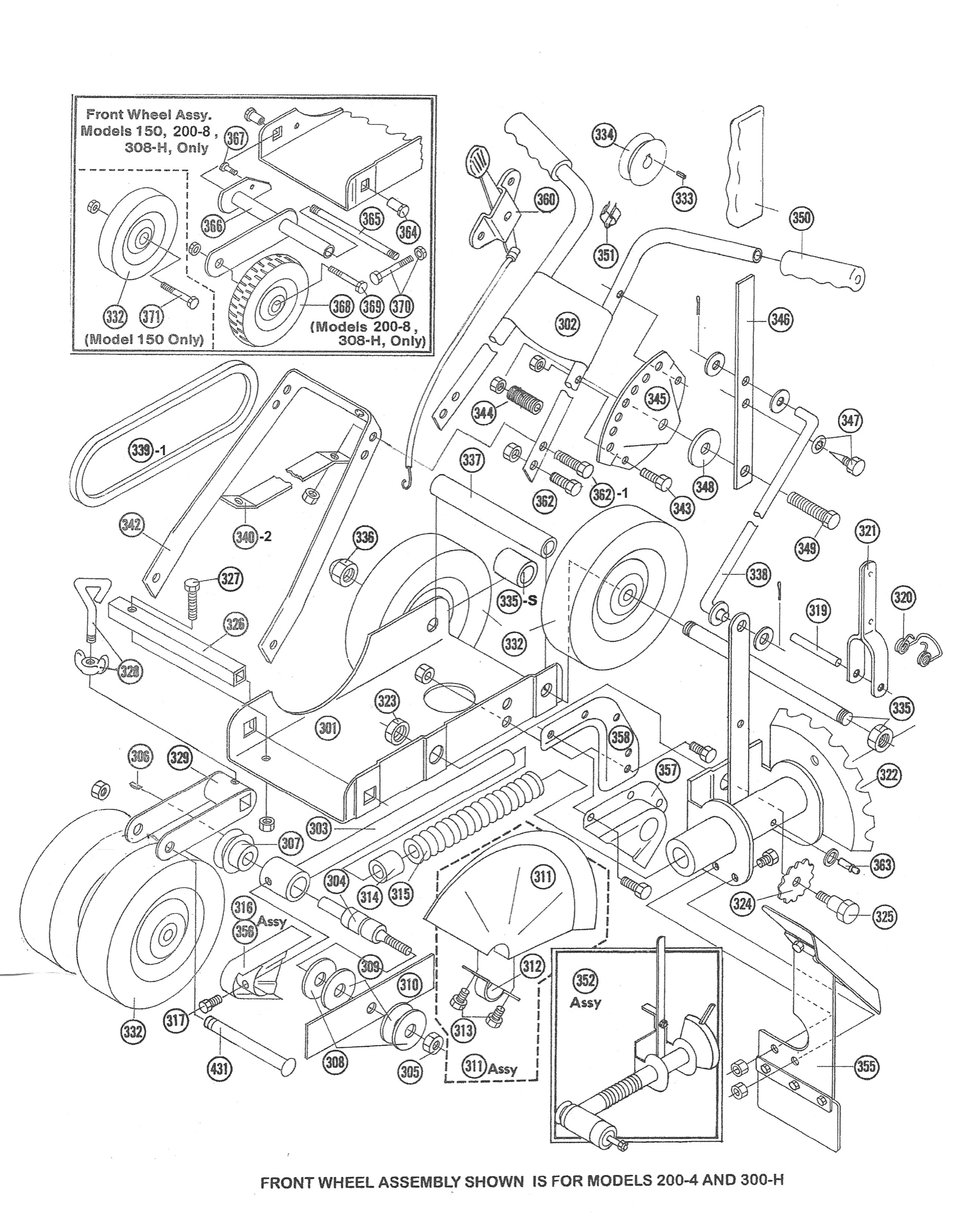 Power-Trim Edger Motor Brace – Fits 4.0 HP Honda & B&S 550 Series, Part 340-2
